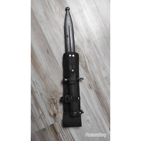 Baionnette SUEDE - Modle 1895 dernire version pour Mauser Sudois