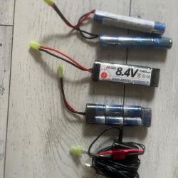 Lot batteries Airsoft
