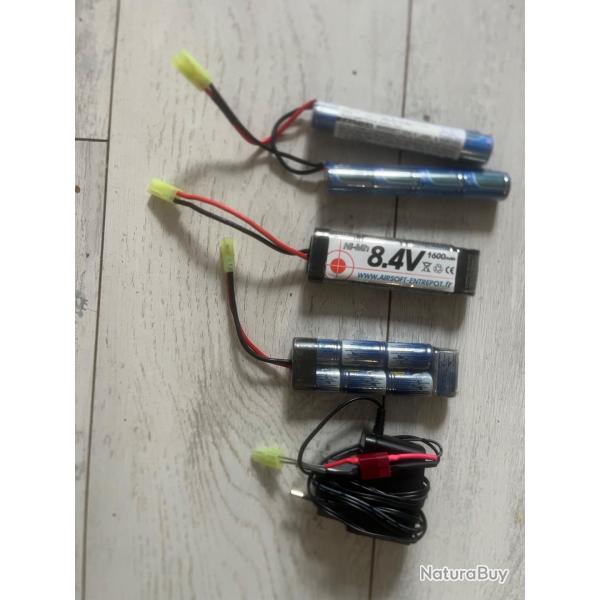 Lot batteries Airsoft