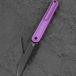 Couteau Bestech Ink Gentleman's Lame Acier MagnaCut Manche Titane Purple Liner Lock BTKT2502C