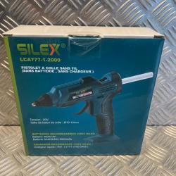 Silex pistolet tube colle silicone sans fil batterie lithium lca777-1-200 20V 1 neuf