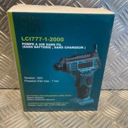 Silex gonfleur de pneus de voiture pompe air souffleur batterie au Lithium 20v neuf