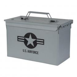 Boîte à munitions acier - calibre 50mm -  US Air Force
