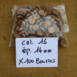 Bourres grasses cal. 16 de bonne qualité, quantité 100