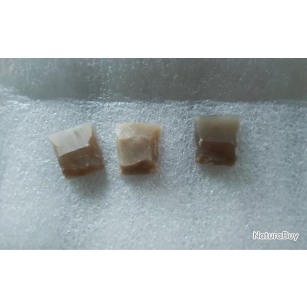 3 silex neufs