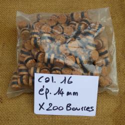Bourres grasses cal. 16 de bonne qualité, quantité 200