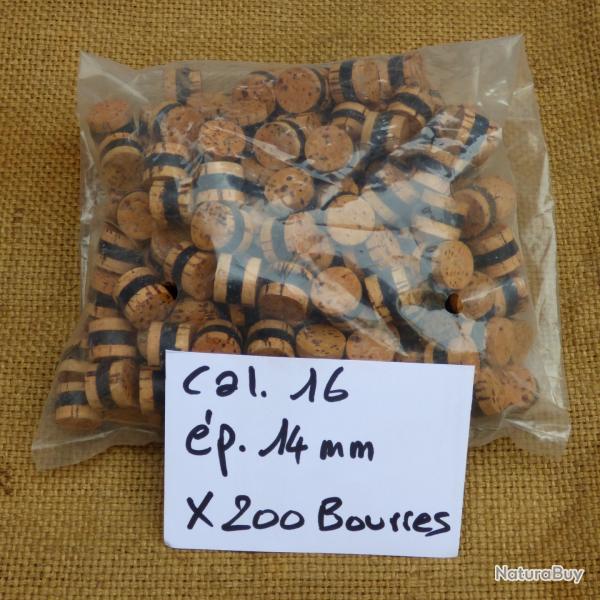 Bourres grasses cal. 16 de bonne qualit, quantit 200