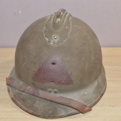 CASQUE ADRIAN DE LA DÉFENSE PASSIVE DU SERVICE INCENDIE 1939/1945 WW2