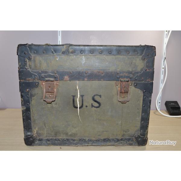 Malle officer US Militaire Amricain Ardennes JUS Grange WW2 1939/1945 USA