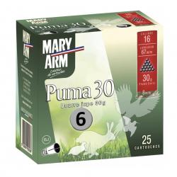 Cartouche Mary Arm PUMA 30 Cal. 16 - BJ PB n°6 x25