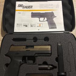 Pistolet à blanc SIG SAUER P320 cal. 9 mm PAK Midnight Bronze
