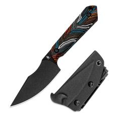 Couteau Kizer Mini Harpoon Lame Acier CPM-3V Manche G10 Colorful Etui Kydex KI1040S6