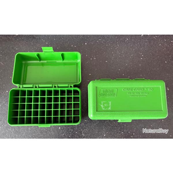 Lot de boites de 50 munitions MTM mdium rifle
