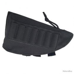 Busc de crosse avec cartouchière munitions rayées - noir - LIVRAISON GRATUITE