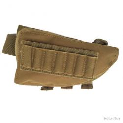 Busc de crosse avec cartouchière munitions rayées - kaki - LIVRAISON GRATUITE