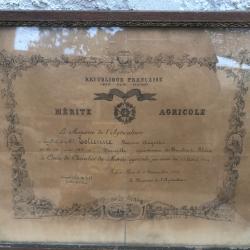 DIPLOME MERTE AGRICOLE 1924