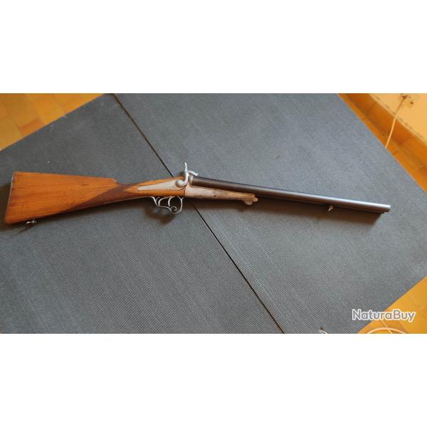 Fusil  broche COACH GUN type Lefaucheux calibre 16