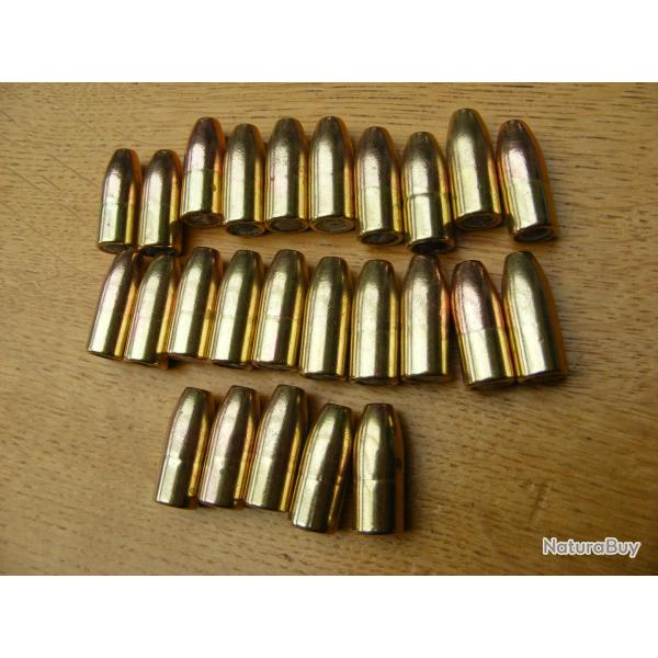 x 25 Balles Blindes 11mm GRAS - 25 g  - TAR -  ogives SFM d'occasion