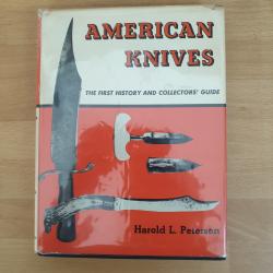 American Knives , Harold L Peterson, livre rare