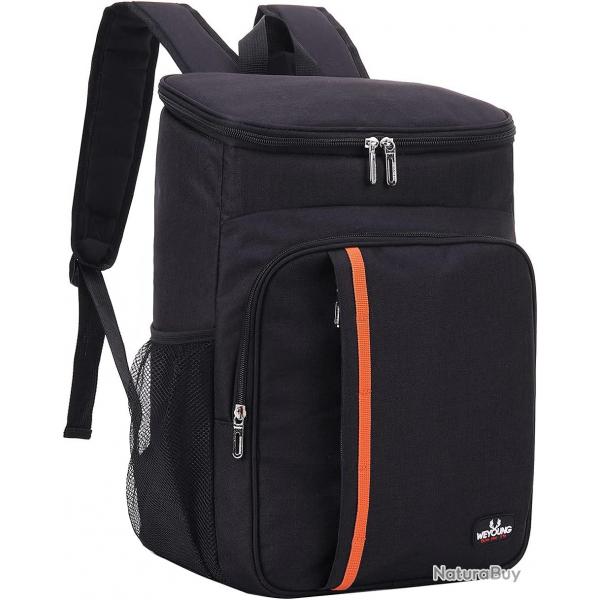 Sac  Dos Isotherme  Glacire 22L,Sac de Pique-Nique Sac Isotherme Portable Cooler Backpack Bag
