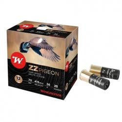 Cartouches WINCHESTER 12/70 ZZ Pigeon n°4 36g x25