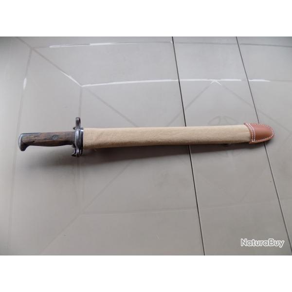 Baonnette modle 1905 R.I.A. 1918  fourreau repro