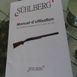 MANUEL UTILISATION SUHLBERG CAL 12/16/20/28/410