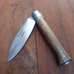 Joli Couteau Régional KENAVO POISSON MAKI Manche en Bois