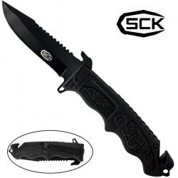 Couteau tactique pliant semi-automatique - SCK