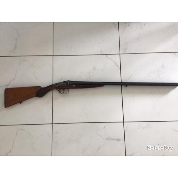 Fusil juxtapos DARNE en calibre 12/70 modle R 10 ( ENCHRE 1EURO SANS PRIX DE RESERVE )