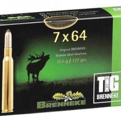 BALLE BRENNEKE TIG CAL:7*64.
