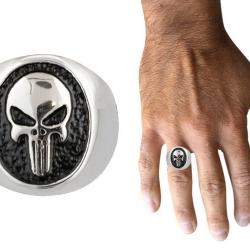 Bague Punisher Taille Diam. 20 mm