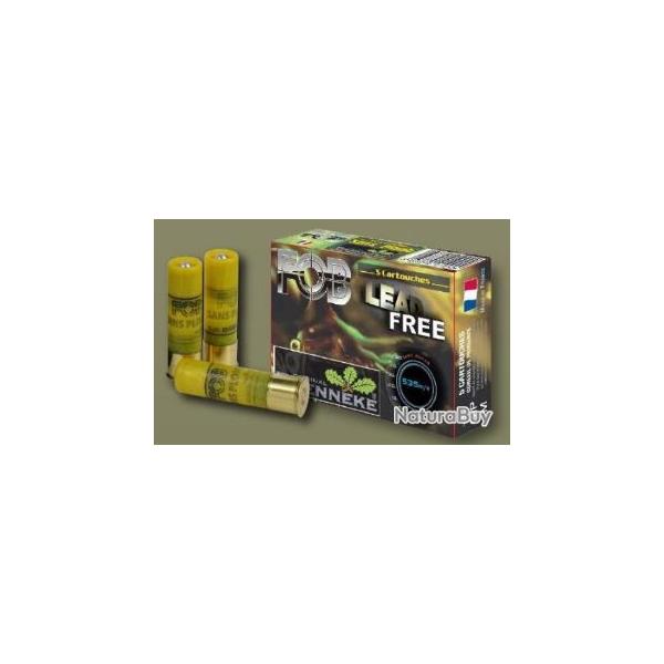 Cartouche  balle FOB CAL.20/70 BRENNEKE 13gr SANS PLOMB par 15