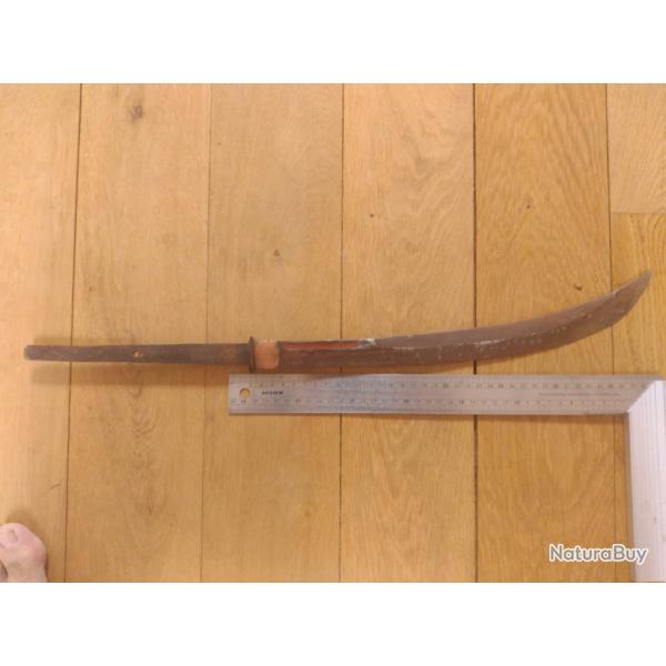 lame de Naginata -fauchard japonais - hast - hallebarde