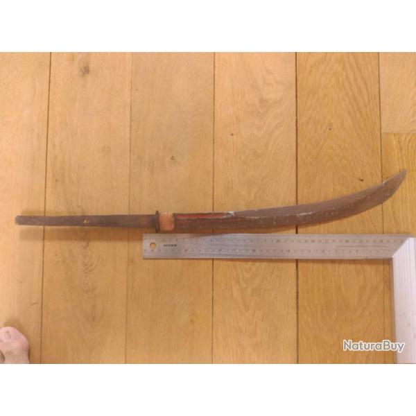 lame de Naginata -fauchard japonais - hast - hallebarde