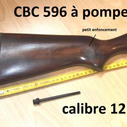 crosse NEUVE fusil CBC 586 à pompe crosse CBC 586 - VENDU PAR JEPERCUTE (D25D237)