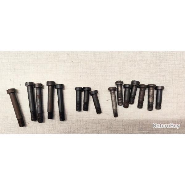 Lot de 15 vis de boitier de culasse pour mauser (type espagnol, portugais, Belge, sud amricain)