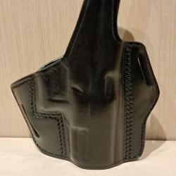 Holster JMC cuir noir GLOCK 19