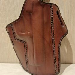 Holster JMC cuir marron BERETTA 92