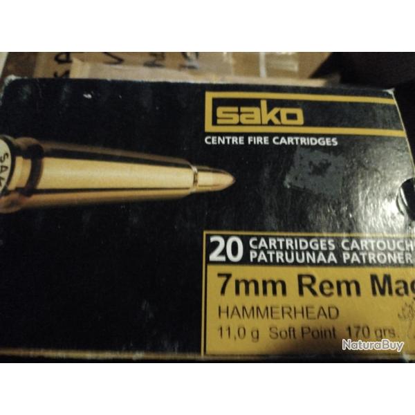 balles sako 7 mm rem mag
