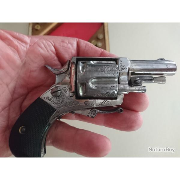 vends beau revolver bulldog  de luxe en cal 320 en poudre noir et bien sur en cat D