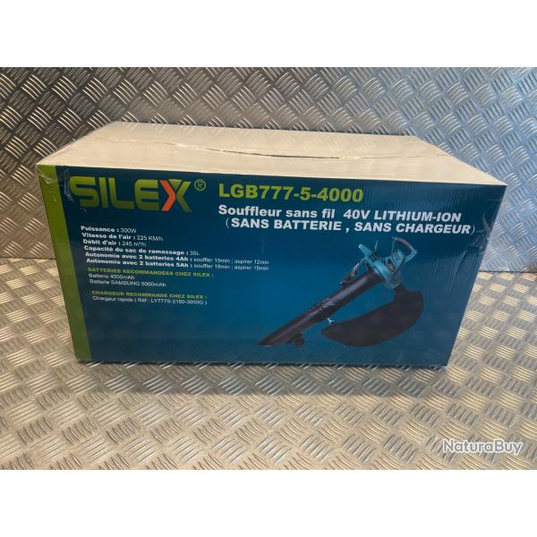 Silex aspirateur feuilles sans fil ventilateur haute vitesse poussire jardin voiture 2x 20v