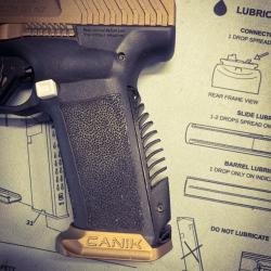 Grip custom "Mod4" NOIR Canik TTI  / METE / RIVAL
