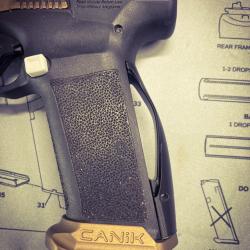 Grip custom "Mod11" NOIR Canik TTI / METE / RIVAL