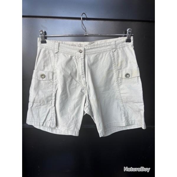 short IDAHO beige femme taille 42 neuf destockage chassse enchere