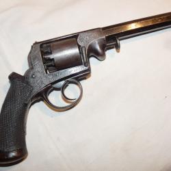 Revolver à percussion 5 coups BEAUMONT ADAMS 1856. Système double action.