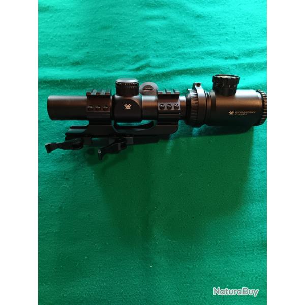 Lunette Vortex Grossfire 2 pour battue 1/4/24 avec montage amovible