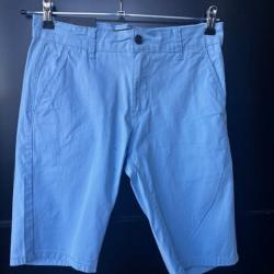 short homme bleu EDO JEAN neuf destockage chasse enchere