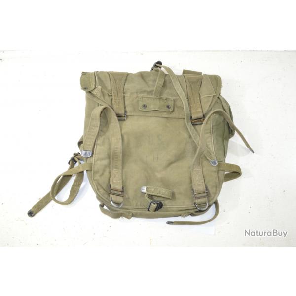 Sa  dos US 1945 Pack field Combat. Core / Vietnam. US ARMY. Usure visible au rabat