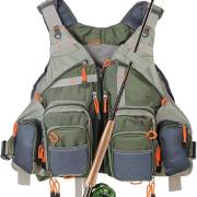 Gilet De Pêche à La Mouche Cabela's Taille 3XL Vintage Vert Clair